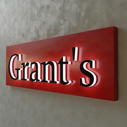 Sidelit Sign - Custom Aprons Now