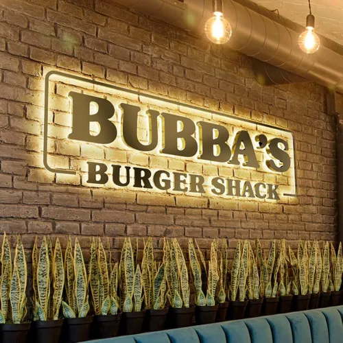 Back Lit Sign - Table Covers Now