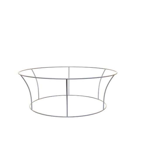 Custom Tapered Circle Personalized Trade Show Hanging Signs - Table Covers Now