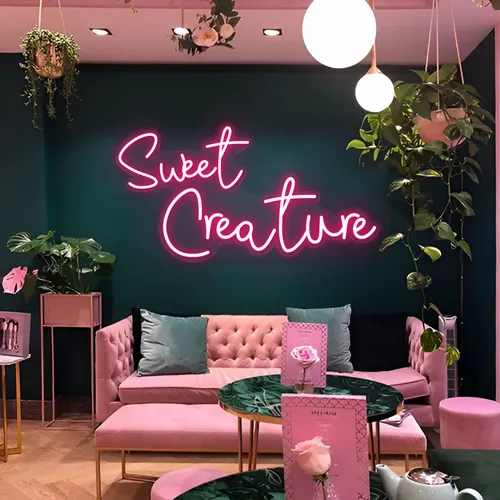 Sweet Creature Neon Sign - Custom Aprons Now