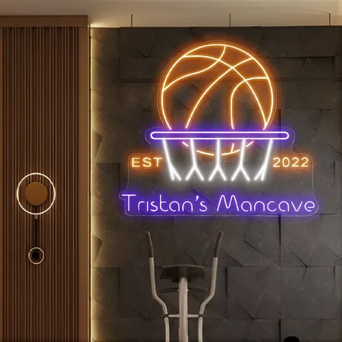 Tristans Mancave Neon Sign - Custom Aprons Now