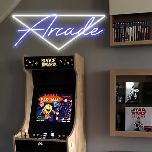 Arcade Neon Sign - Custom Aprons Now