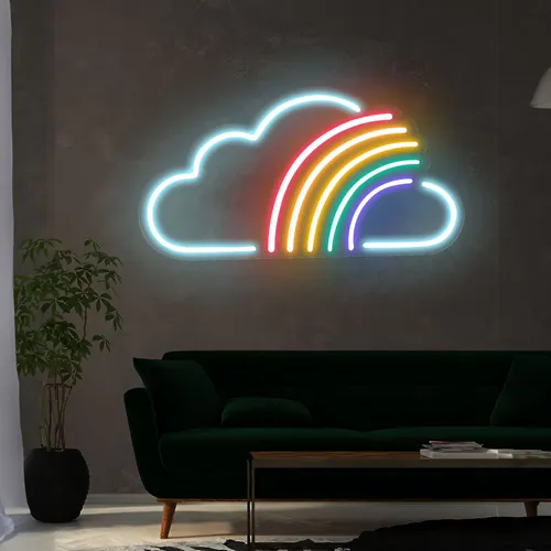 Rainbow Neon Sign - Table Covers Now