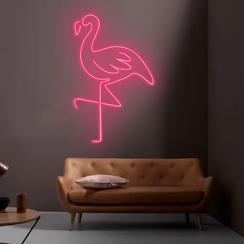 Flamingo Neon Light - Custom Aprons Now