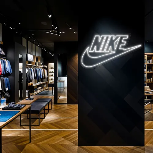 Nike Neon Sign - Custom Aprons Now