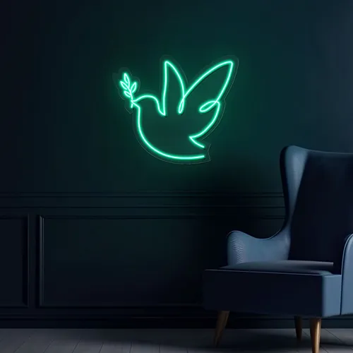 Bird Neon Sign - Custom Aprons Now