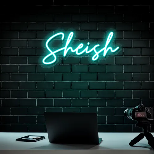 Sheish Neon Sign - Custom Aprons Now