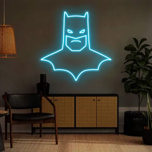 Batman Neon Sign - Custom Aprons Now