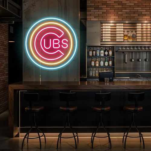 Cubs Neons Sign - Custom Aprons Now