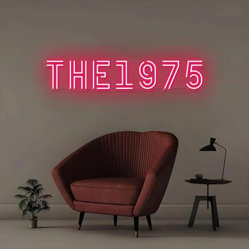 The 1975 Neon Sign - Custom Aprons Now