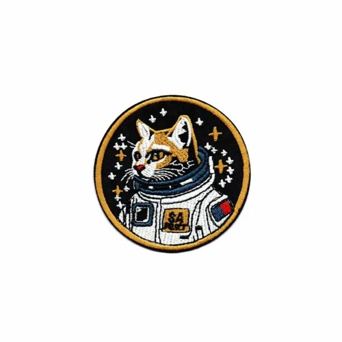 Space Cat Patch - Custom Aprons Now