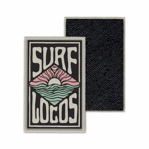 Rectangle Surf Locos Velcro Patch - Custom Aprons Now