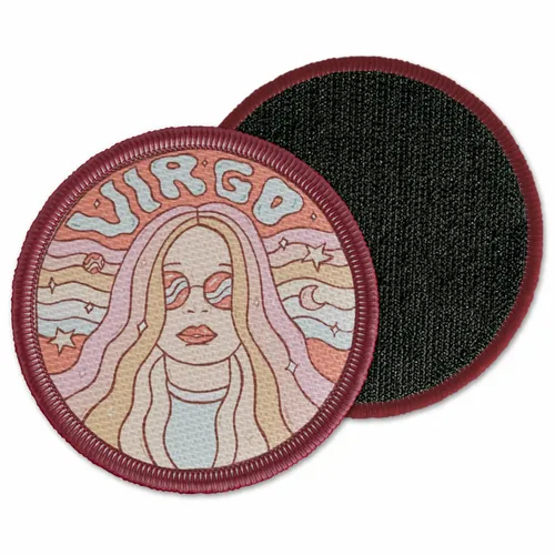 Round Virgo Velcro Patch - Custom Aprons Now
