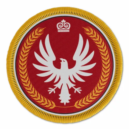 Yello and Red Bird Military Patch - Custom Aprons Now