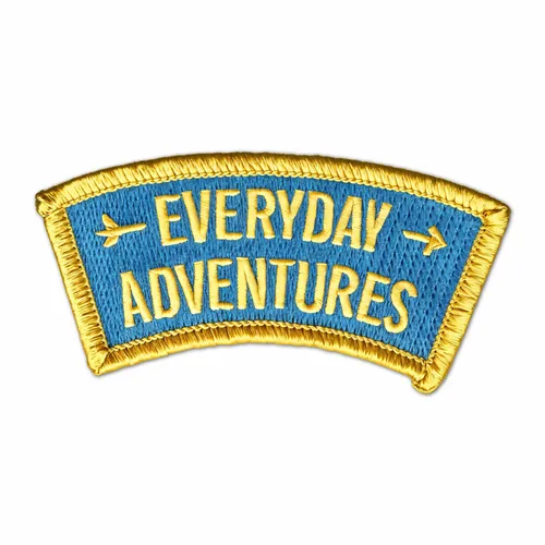 Everyday Adventures Iron On Patch - Custom Aprons Now