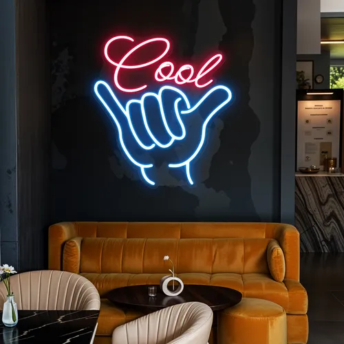Super Cool Neon Sign - Custom Aprons Now
