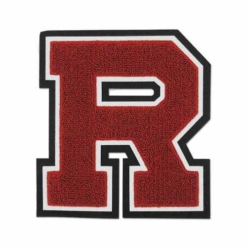 R Letterman Jacket Patch - Custom Aprons Now