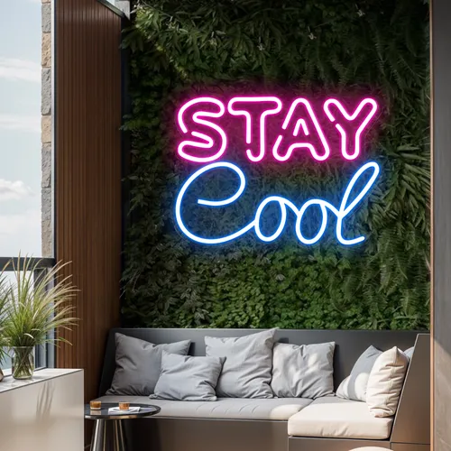 Stay Cool Neon Sign - Custom Aprons Now