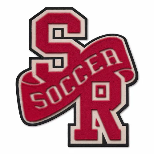 SR Soccer Letterman Jacket Patch - Custom Aprons Now