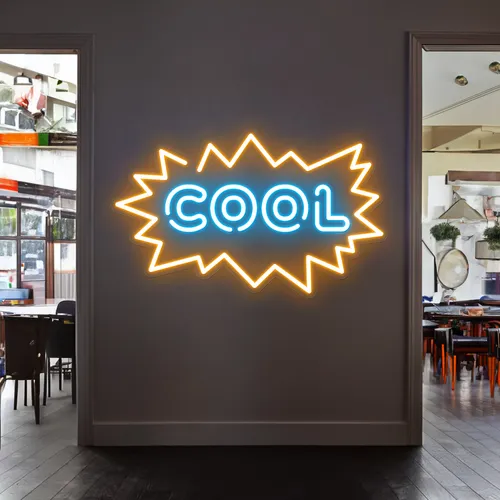 Amazingly Cool Neon Sign - Custom Aprons Now
