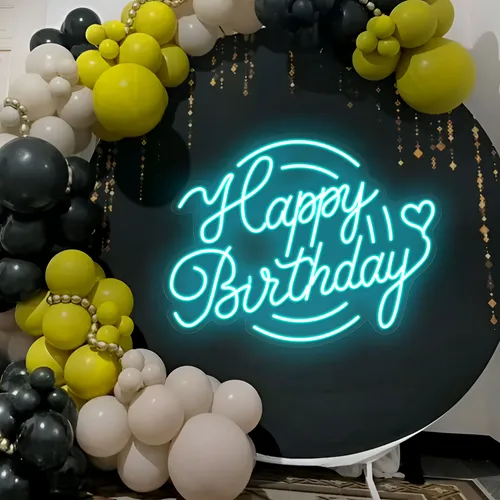 Icy Happy Birthday - Custom Aprons Now