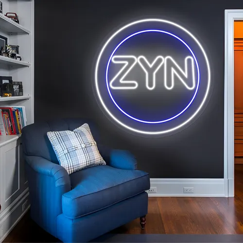 Zyn Neon Signs - Custom Aprons Now
