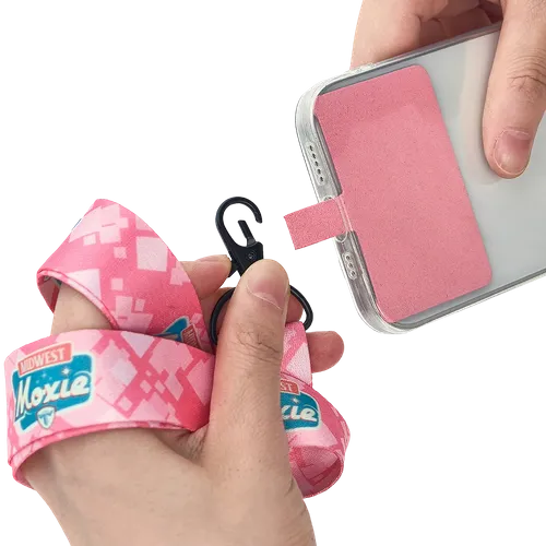 Lanyard & Blank Insert Phone Wallet - Custom Aprons Now