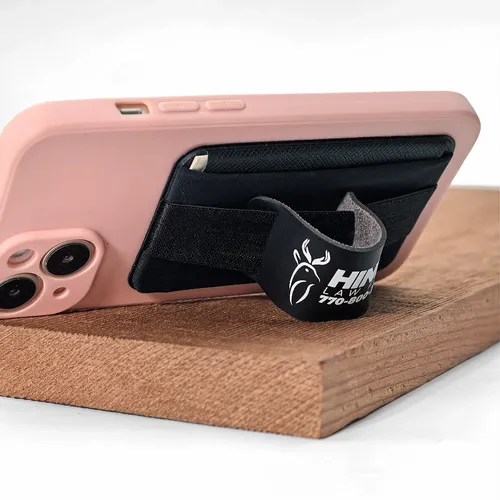 Leather Phone Wallet with Hand Grip - Table Covers Now