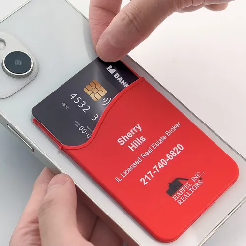 Silicone Phone Wallet Card Holder - Table Covers Now
