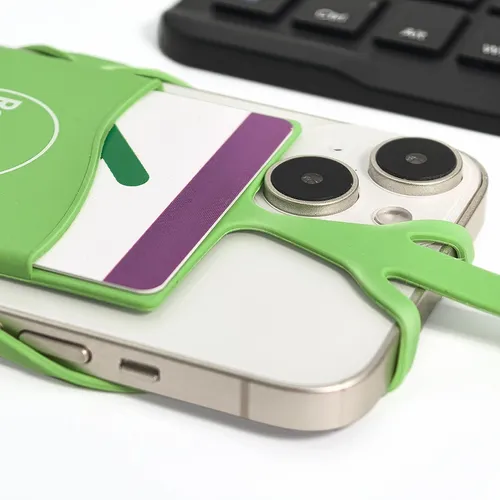 Lanyard Silicone Phone Wallet Holder - Custom Aprons Now