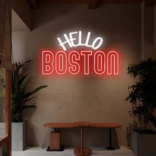 Neon Signs Boston - Custom Aprons Now