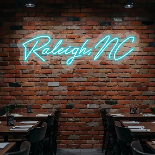 Custom Neon Signs In Raleigh, NC - Table Covers Now