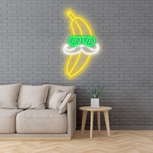 Custom Banana Neon Signs - Table Covers Now