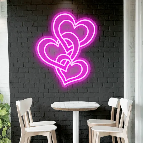 Custom Pink Neon Signs - Table Covers Now