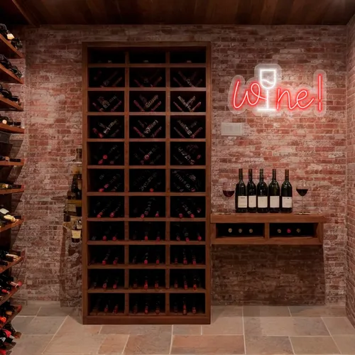 Custom Wine Neon Signs - Table Covers Now