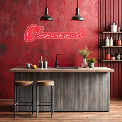 Custom Neon Word Signs - Table Covers Now