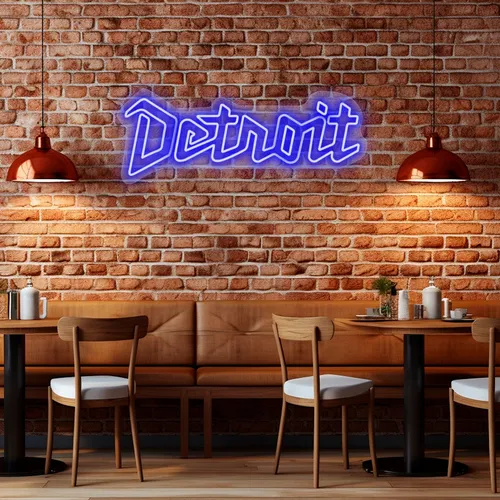 Custom Neon Signs Detroit - Table Covers Now