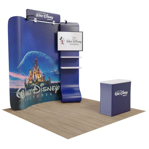 10' x 10' Trade Show Displays - Custom Aprons Now