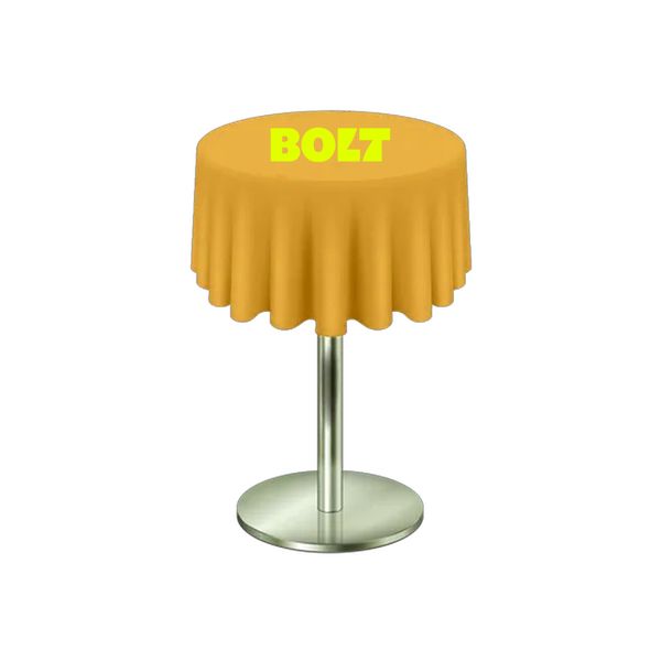 Branded Round Cocktail Table Cover - Table Covers Now