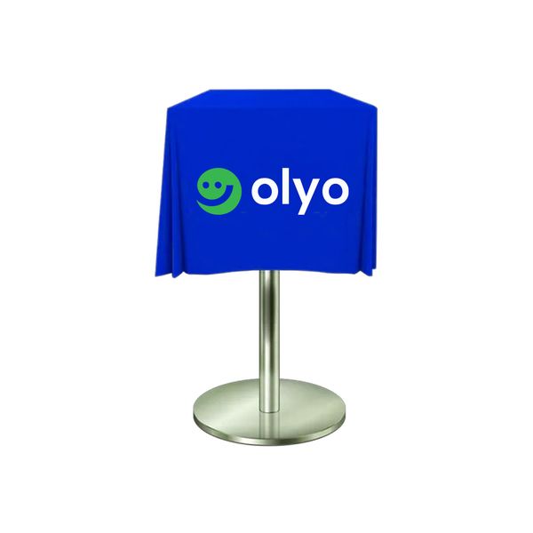 Branded Square Cocktail Table Cover - Table Covers Now