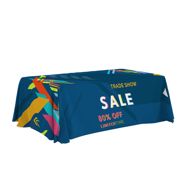 Custom 6-Foot Table Covers For Trade Shows - Table Covers Now