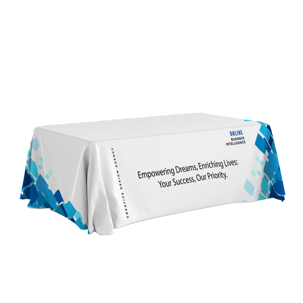 Custom Display Tablecloths - Table Covers Now