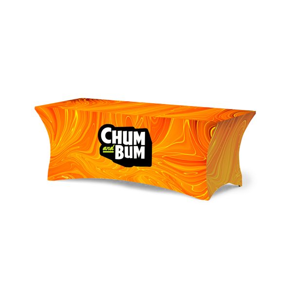 Custom Logo 4ft Table Cover - Table Covers Now