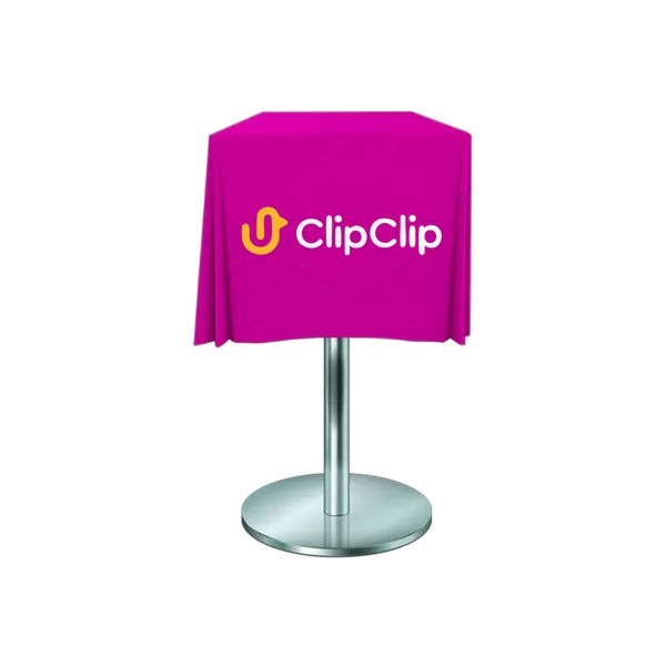 Custom Logo Square Cocktail Table Cover - Table Covers Now