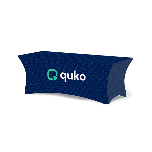 Custom Logo Trestle Table Cover - Table Covers Now