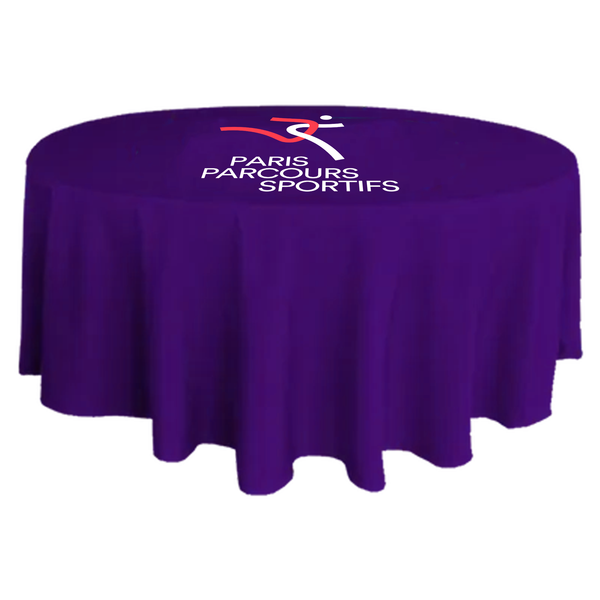 Custom Round Outdoor Tablecloths - Table Covers Now