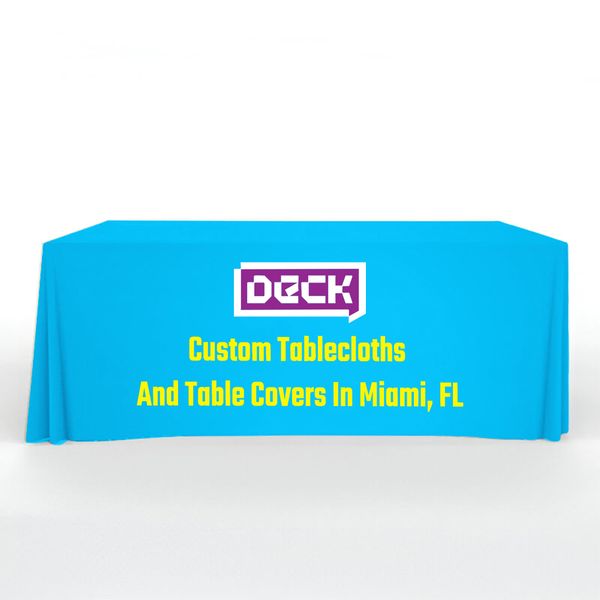 Custom Tablecloths And Table Covers In Miami, FL - Table Covers Now