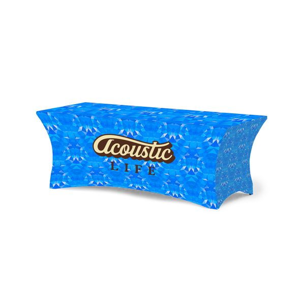 Full-Color Fit Elastic Table Cover - Table Covers Now