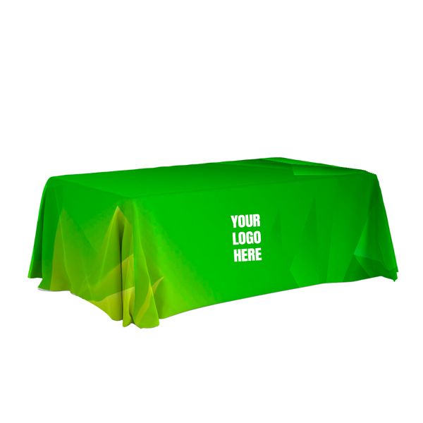 Green Triangles Table Throw - Table Covers Now