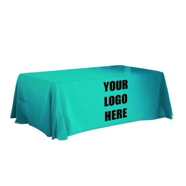 Logo-Printed Trade Show Table Throws - Table Covers Now